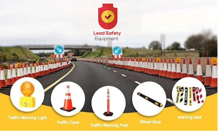 Portable LED Strobe Traffic Warning Solar Barricade Light for Barrier in Construct Work Zone